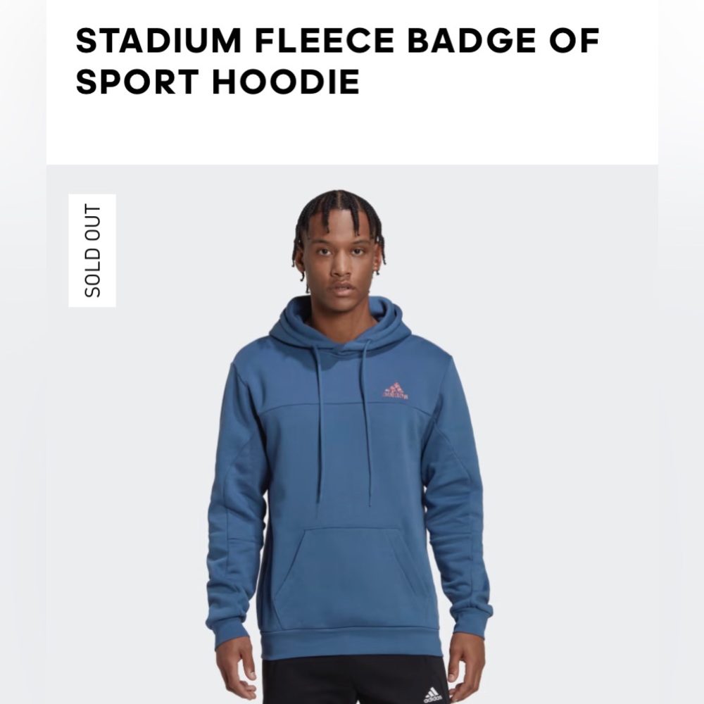 Adidas- Men’s Medium- Hoodie